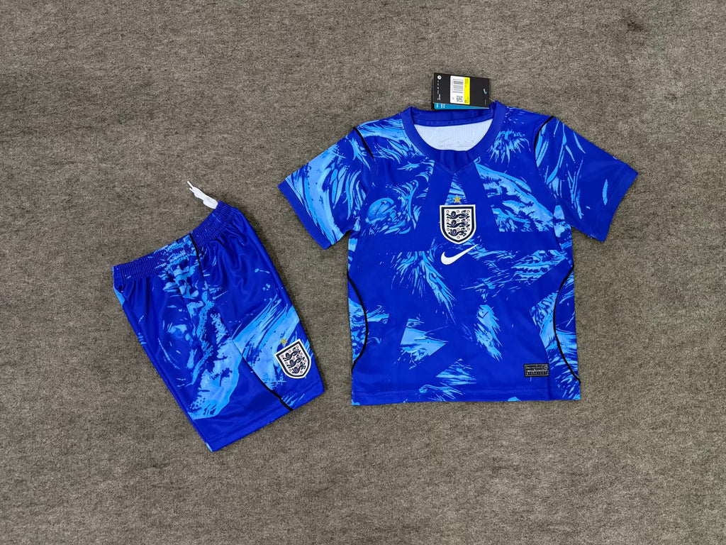Kids England Goal Keeper 2026 World Cup Kit (Blue)