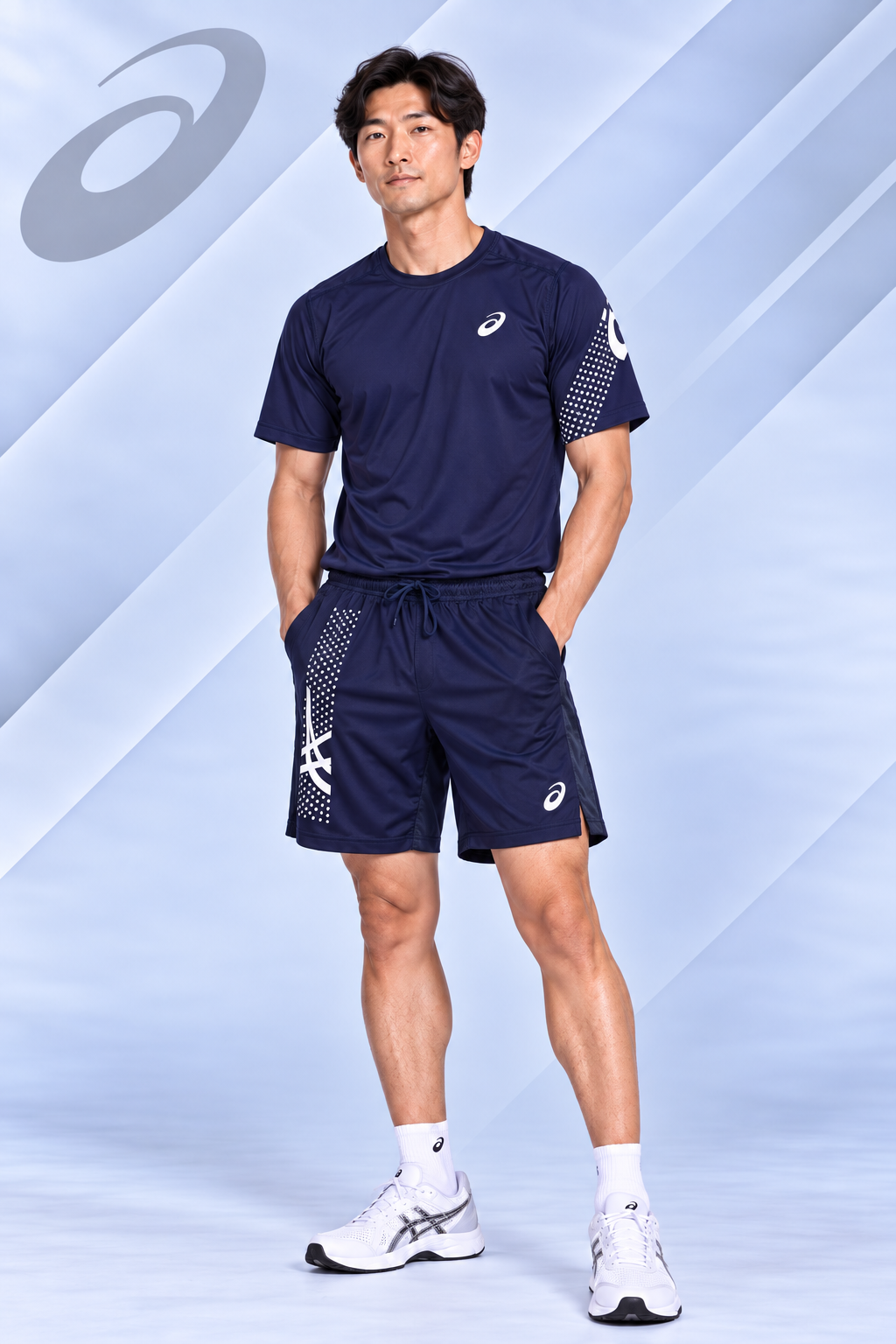 ASICS T-SHIRT AND SHORTS SETS