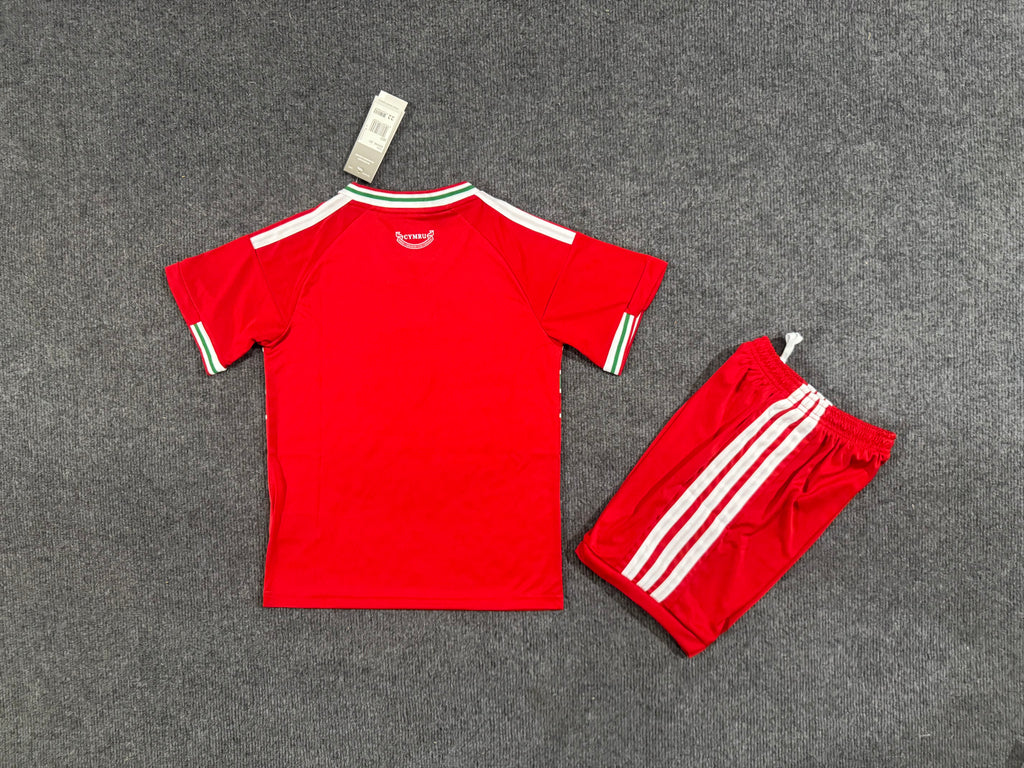 Kids Wales Home 2026 World Cup Kit