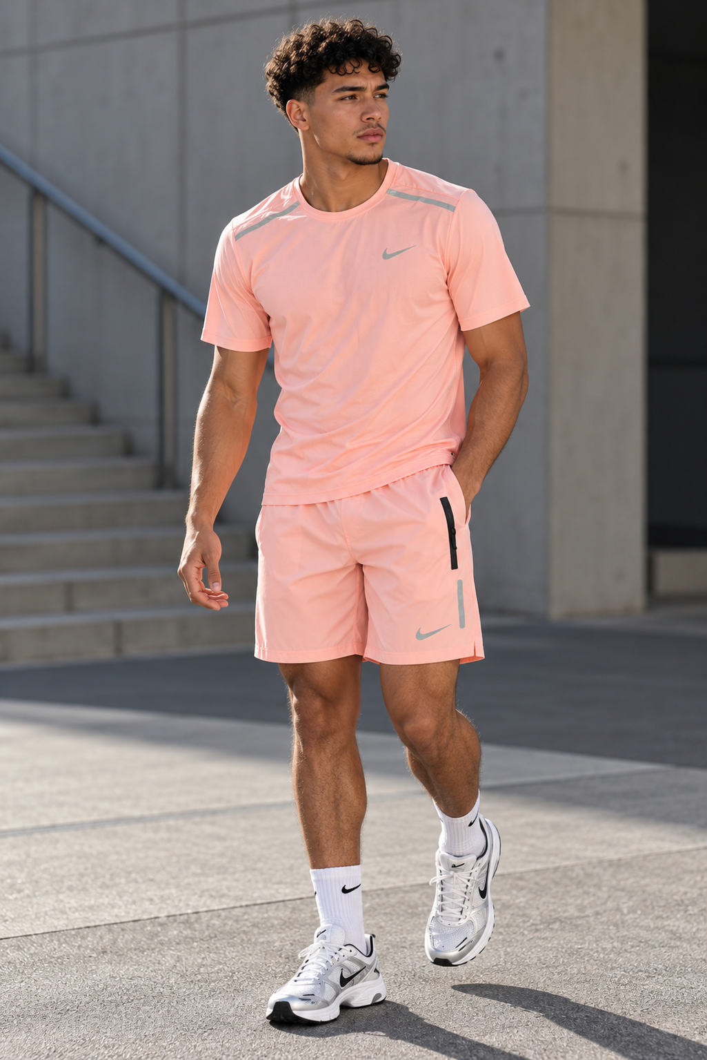 Nike Miler Dri-FIT T-Shirt & Shorts Set